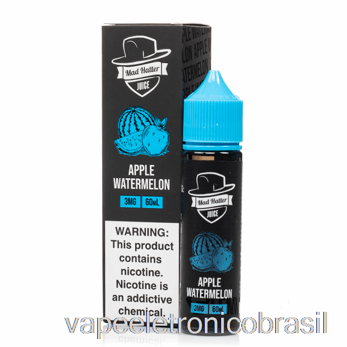 Vape Vaporesso Maçã Melancia - Chapeleiro Maluco - 60ml 3mg